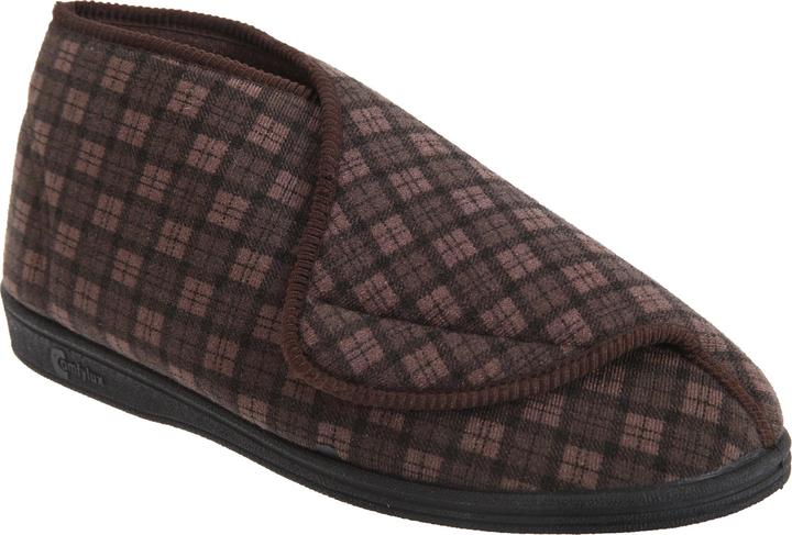 Immagine prodotto Comfylux Pantofole James con chiusura in velcro a scacchiera (41)