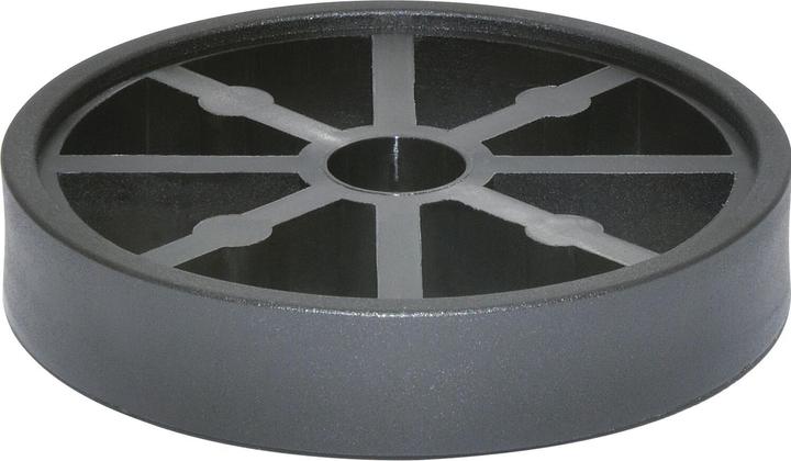 Wagner System QuickClick Lounge adapter extension, ø 50mm,height 10mm,plastic,black