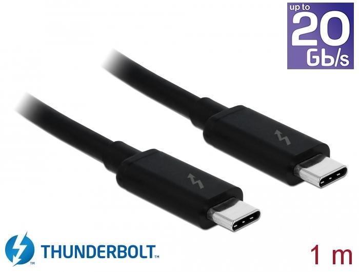Actual product image Delock Thunderbolt 3 cable (1 m, USB 3.1)