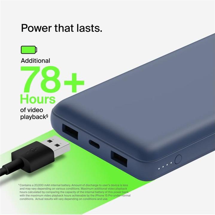Produktbild Belkin BoostCharge (20000 mAh, 15 W, 74 Wh)