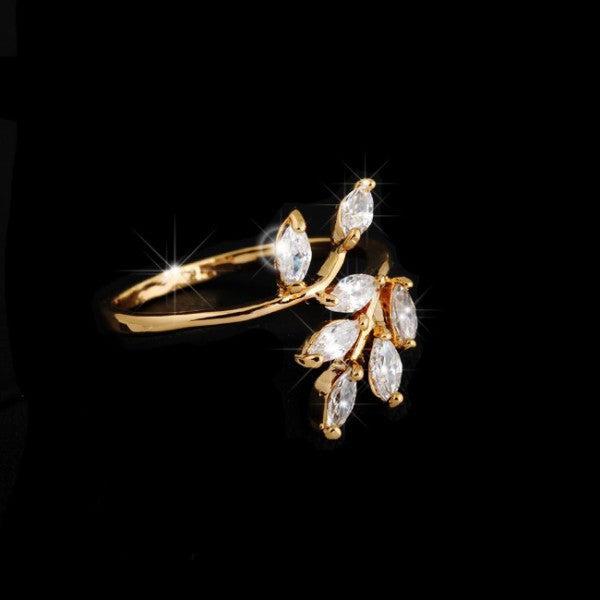 Produktbild Hermex Gold Ring RGP mit Zirkonia - Gold Gr. 52 (52)