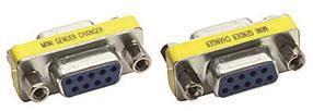 Actual product image Digitus ASSMANN Gender Changer D-Sub9 Metal housing F/F with hexagon head screw + nut (0.01 m)