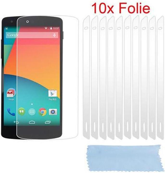 Immagine prodotto Cadorabo 10x pellicola protettiva (1 Pezzo/i, LG Nexus 5)