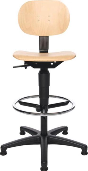 Actual product image Topstar Tec 11 -Counter- Industrial Swivel Chair - Natural/Black (72210 HO1T