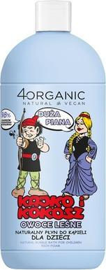 4Organic Kajko i Kokosz Natürliches Badezusatzmittel für Kinder Grosser Schaum 500ml (Flüssigseife, 500 ml)
