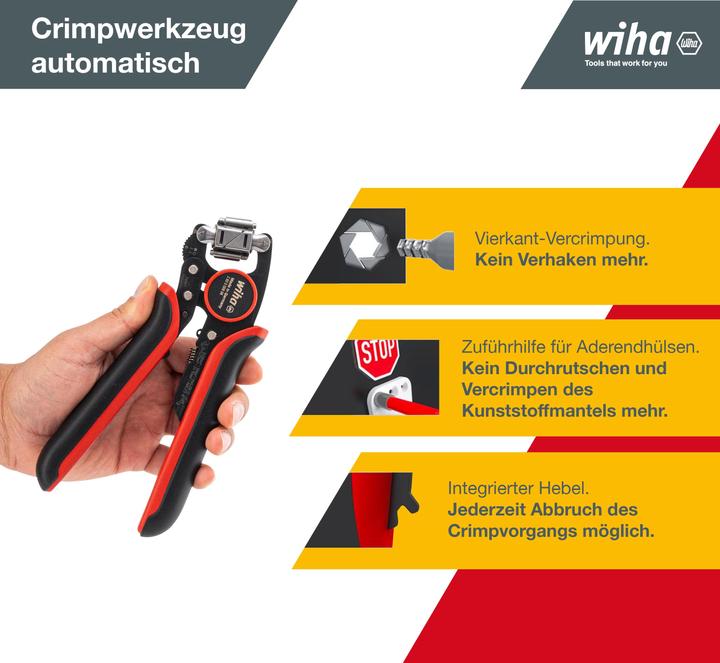 Produktbild Wiha Crimpwerkzeug (193 mm)