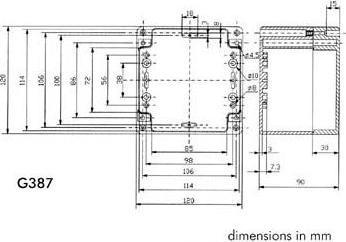 Produktbild Velleman ABS-GEHÄUSE - WASSERDICHT - DUNKELGRAU - 120 x 120 x 90 mm (Gehäuse)