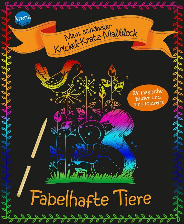 Image du produit Arena Mon plus beau bloc de coloriage Scratchy Scratch