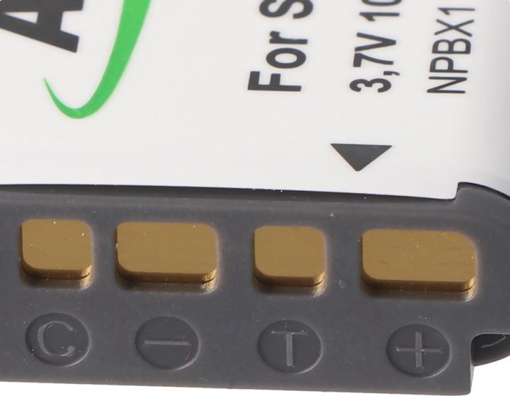 Actual product image AccuCell battery suitable for Sony NP-BX1, Cyber-shot DSC-RX100, not original battery