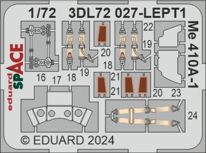 Immagine prodotto Eduard Me 410A-1 SPACE 1/72 AIRFIX