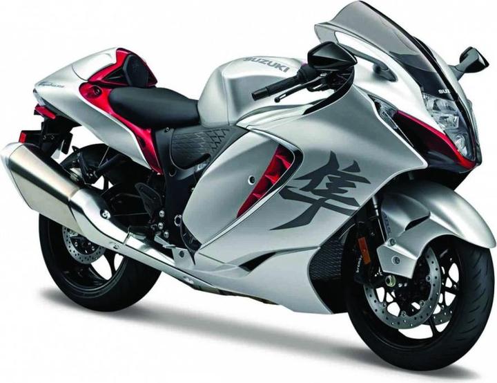 Actual product image Maisto Metal model Suzuki Hayabusa 2022 motorbike 1/12