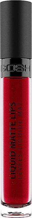 Actual product image Gosh Liquid Matte Lips 009 The Red 4ml (009 The Red)