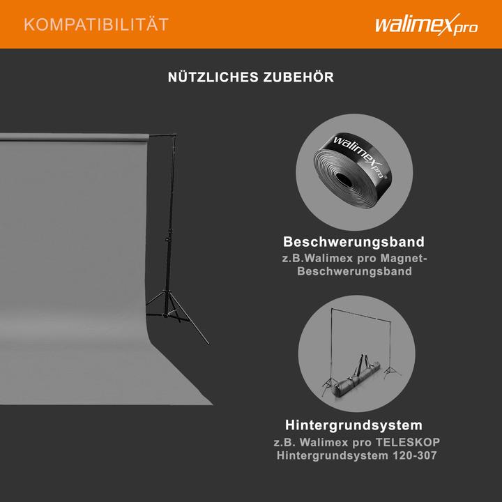 Produktbild Walimex pro Hintergrundkarton 2,60x10m Fotohintergrund Backdrop Fotostudio (260 cm)