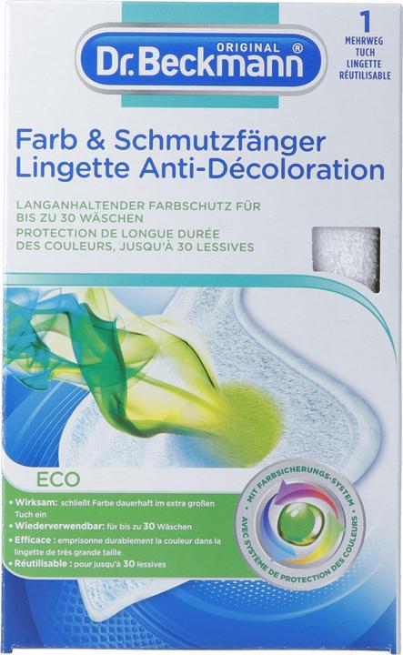 Image du produit Dr. Beckmann Piège à couleurs et à saletés (30 Cycles de lavage, Lingettes)