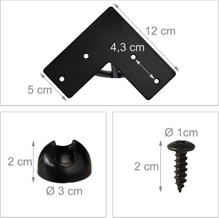 Immagine prodotto Relaxdays Hairpin Legs, Set da 4