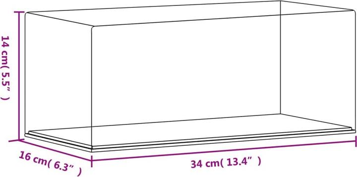 Actual product image VidaXL Christine (34 x 16 x 14 cm)