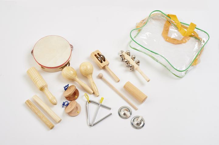 Produktbild TickiT Percussion Set (16 Teile) (Deutsch, Französisch, Italienisch, Englisch)