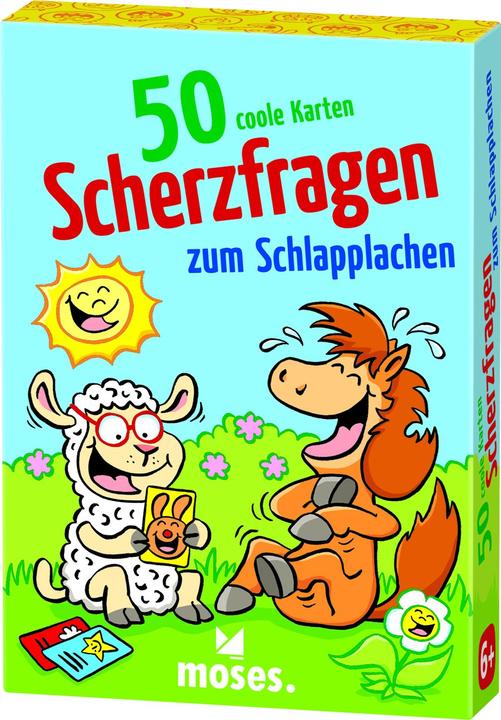 Immagine prodotto Magni 30255 Cool slapping laughs, 50 carte con domande divertenti per bambini dai 6 anni in su, Jokes-S (Tedesco)