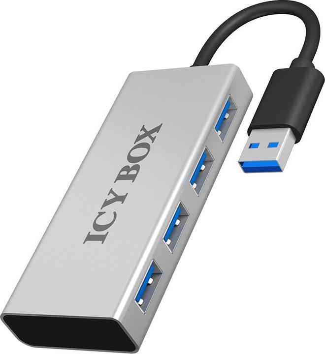 Produktbild Icy Box Raidsonic IB-AC6104 4 neue USB 3.0-Geräte (USB-A, 4 Ports)