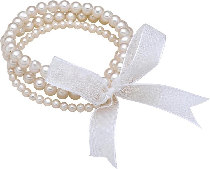 Image du produit Lulu & Jane Perle de culture d'eau douce blanche 19,0 cm - 33528 (19 cm, Organza)