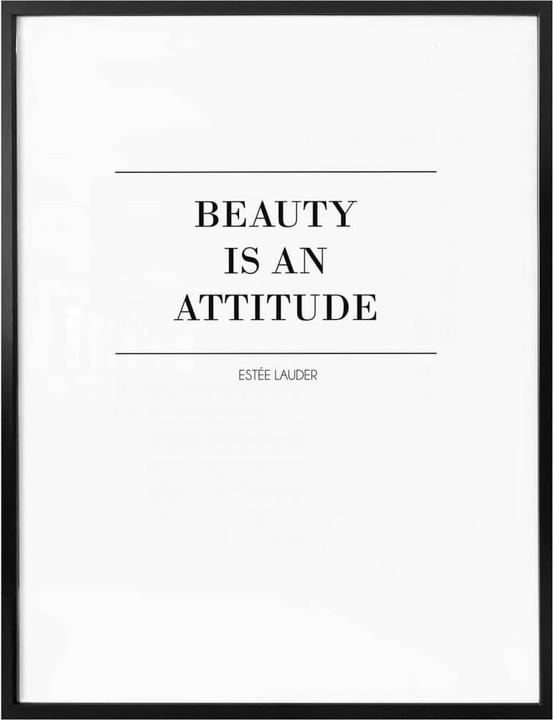Produktbild Trenddeko Beauty is an attitude (60 x 80 cm)