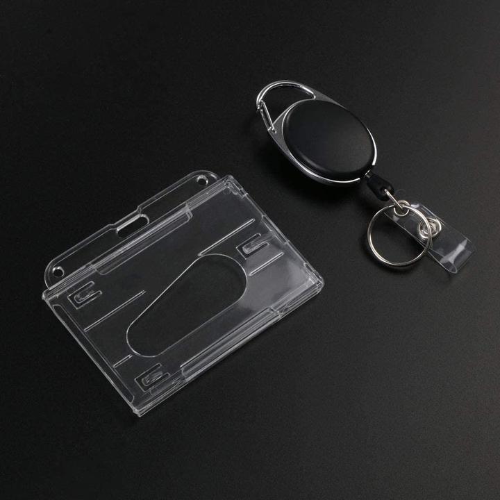 Produktbild Werkstein Anti-Lost Key-Bak Schlüsselanhänger mit Gürtelclip / Kartenhalter / Ausweishülle 3er Set