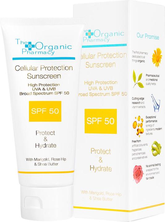 Produktbild The Organic Pharmacy Cellular Protecting Sun Crème Sun Protection Factor 50 (Sonnencreme, SPF 50, 100 ml)