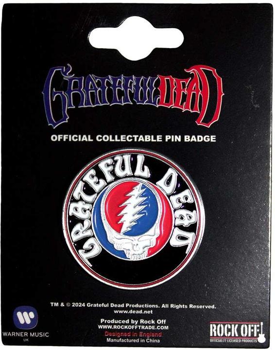 Produktbild Grateful Dead Logo Abzeichen Steal Your Face Metall