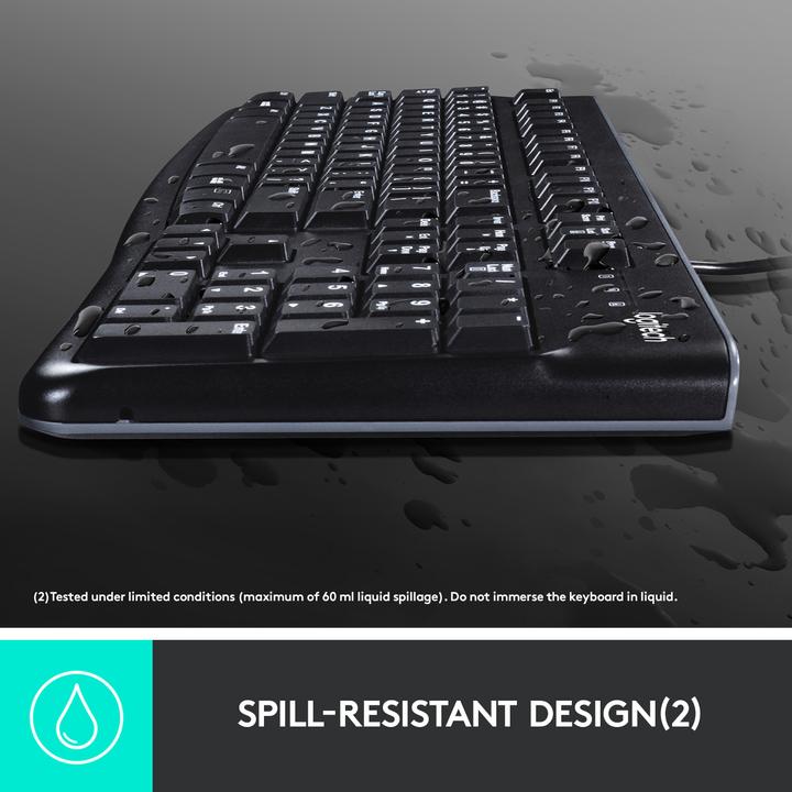 Produktbild Logitech Mk120 (CH, Kabelgebunden)