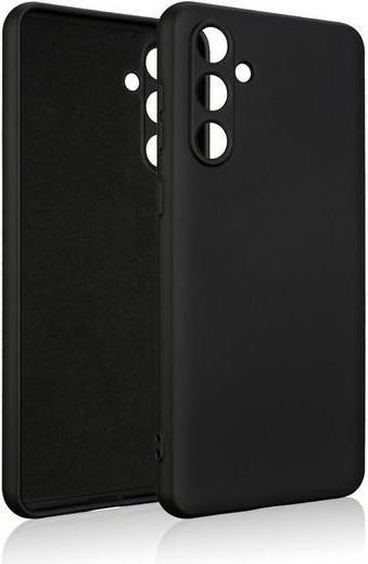 Actual product image Beline Case Silicone Samsung M55 M556 czarny/black (Samsung Galaxy A55)