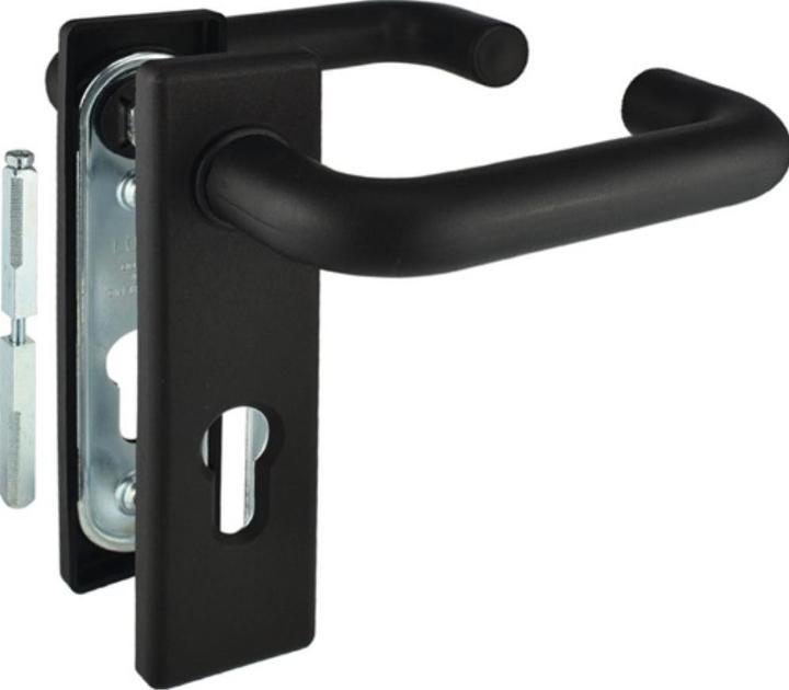 Bever Fire protection set 82P plastic sw D/D for door thickness 40-57 mm PZ edge DIN left / right (Door handle)