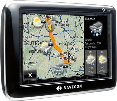 Actual product image Navigon 6350 LIVE, Bluetooth, TMC, European maps