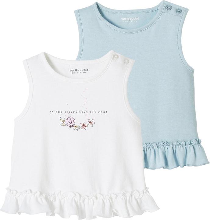 Produktbild Vertbaudet 2er-Pack Mädchen Baby Tops (62)
