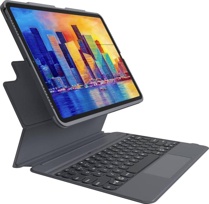 Produktbild Zagg Pro Keys (DE, iPad Pro 12.9 2018 (3. Gen), iPad Pro 12.9 2020 (4. Gen), iPad Pro 12.9 2022 (6. Gen), iPad Pro 12.9 2021 (5. Gen))