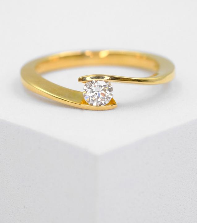Actual product image Muau Solitaire (52, 750/18 K Gold)