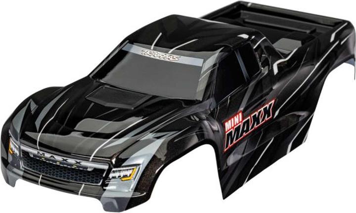 Immagine prodotto Traxxas Karosserie schwarz mit Aufkleber & Clipless: Mini-Maxx