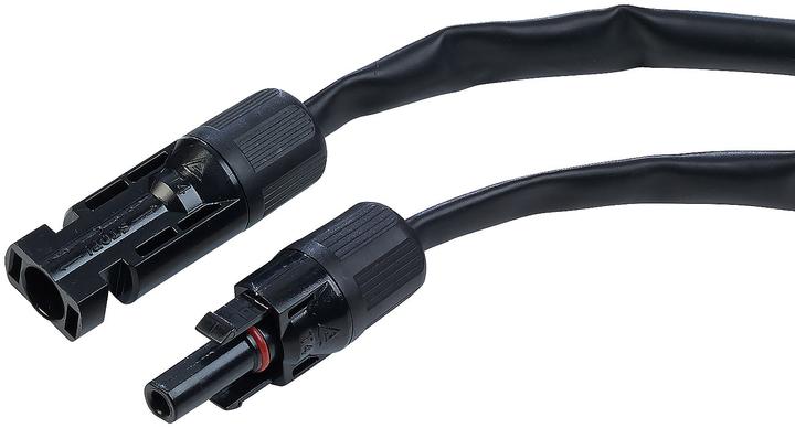 Produktbild Revolt 4er-Set wetterfeste, extra flache Solar Kabel, zur Durchführung, MC4-kompatibel (Solaranlage Montagematerial)