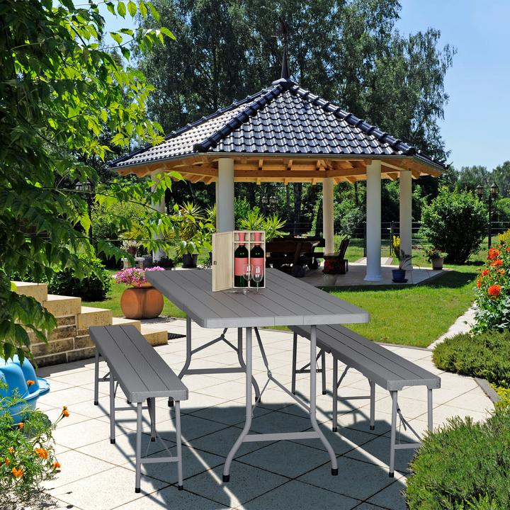 Produktbild Relaxdays Gartentisch (180 cm)