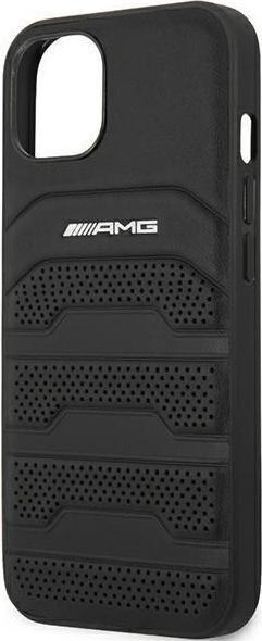 Produktbild Mercedes AMG AMHCP14MGSEBK iPhone 14 Plus 6,7" czarny/black hardcase Leather Debossed Lines (Apple iPhone 14 Plus)