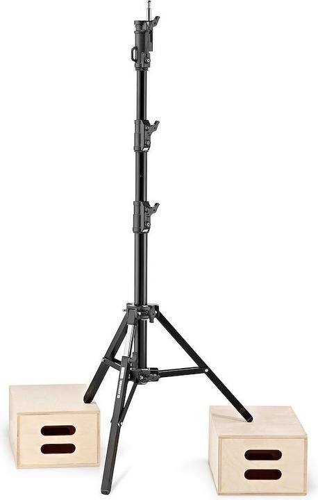 Produktbild Avenger Alu-Low Combo Stativ, mit einem Nivellierbein, schwarz (198 cm, 25 kg)
