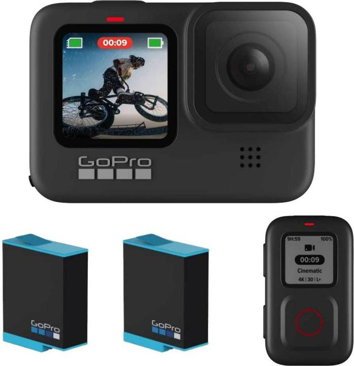 GoPro HERO9 Black - Accessory Hard Bundle (Bluetooth, WLAN)