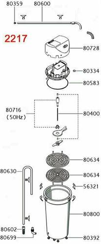 Eheim Bonnet fr pump 2217
