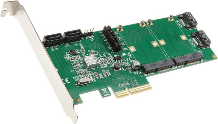 Produktbild InLine RAID-Controller PCIe x4 für 4x SATA 6G / 2x mSATA