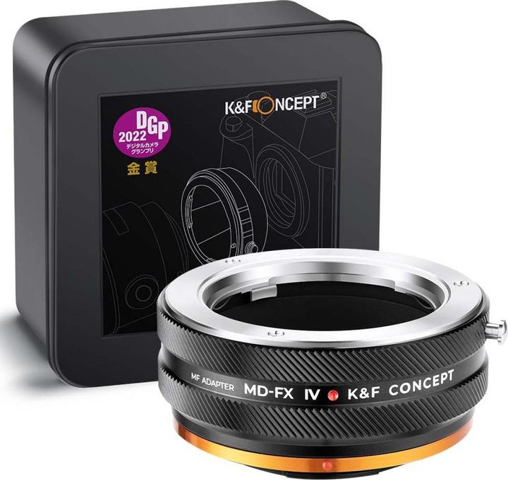 Produktbild K&F Concept High Precision lens adapter, matte paint, orange, MD-FX IV PRO