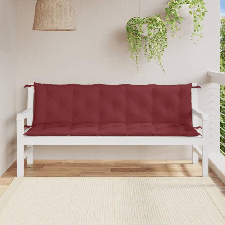 Immagine prodotto VidaXL Cuscini per panca da giardino 2 pezzi in tessuto (180 x 50 x 7 cm)