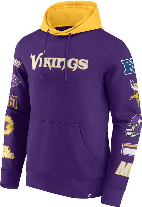 Produktbild Fanatics Minnesota Vikings NFL Sleeve Prints Hoody - S (S)