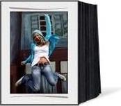 Actual product image Daiber 1x125 endless mounts 13x18 linen brushstroke (13 x 18 cm)