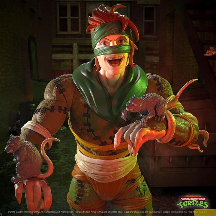 Actual product image Super7 Teenage Mutant Ninja Turtles figurine Ultimates Rat King 18 cm