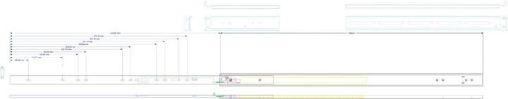 Produktbild Intertech 48,3 Teleskopschienensatz 650mm 2U - Silber