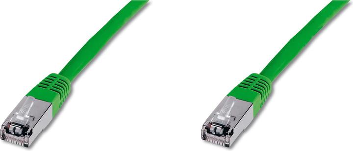 Immagine prodotto Digitus Cavo patch CAT 5e SF-UTP Cu PVC AWG 26/7 lunghezza 5 m colore verde (SF/UTP, CAT5e, 5 m)